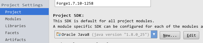 Select Project SDK